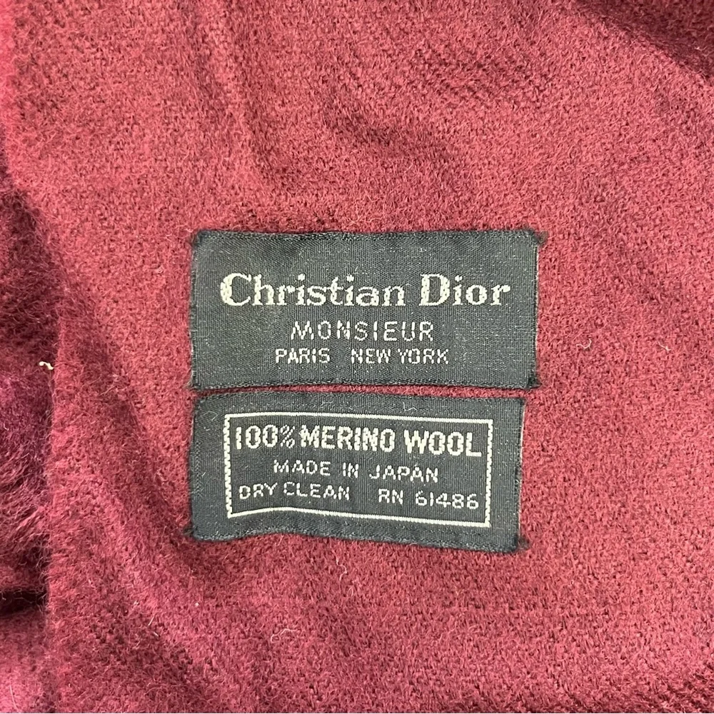 Vintage Christian Dior silk scarf